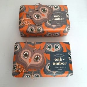 Asquith & Somerset Oak & Amber Triple Milled Bar Soaps